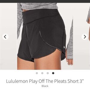 lululemon Play Off The Pleats Shorts